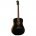 Электроакустическая гитара Fender Pm-1e Dreadnought Mahogany Black Top Ltd