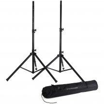 Gator Frameworks RI-SPKRSTDSET-200-AL - Aluminum Tripod Speaker Stand Set with Bag