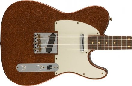 Электрогитара Fender Custom Shop Limited Edition 1960 Telecaster Journeyman Relic Root Beer Flake - Фото №140145