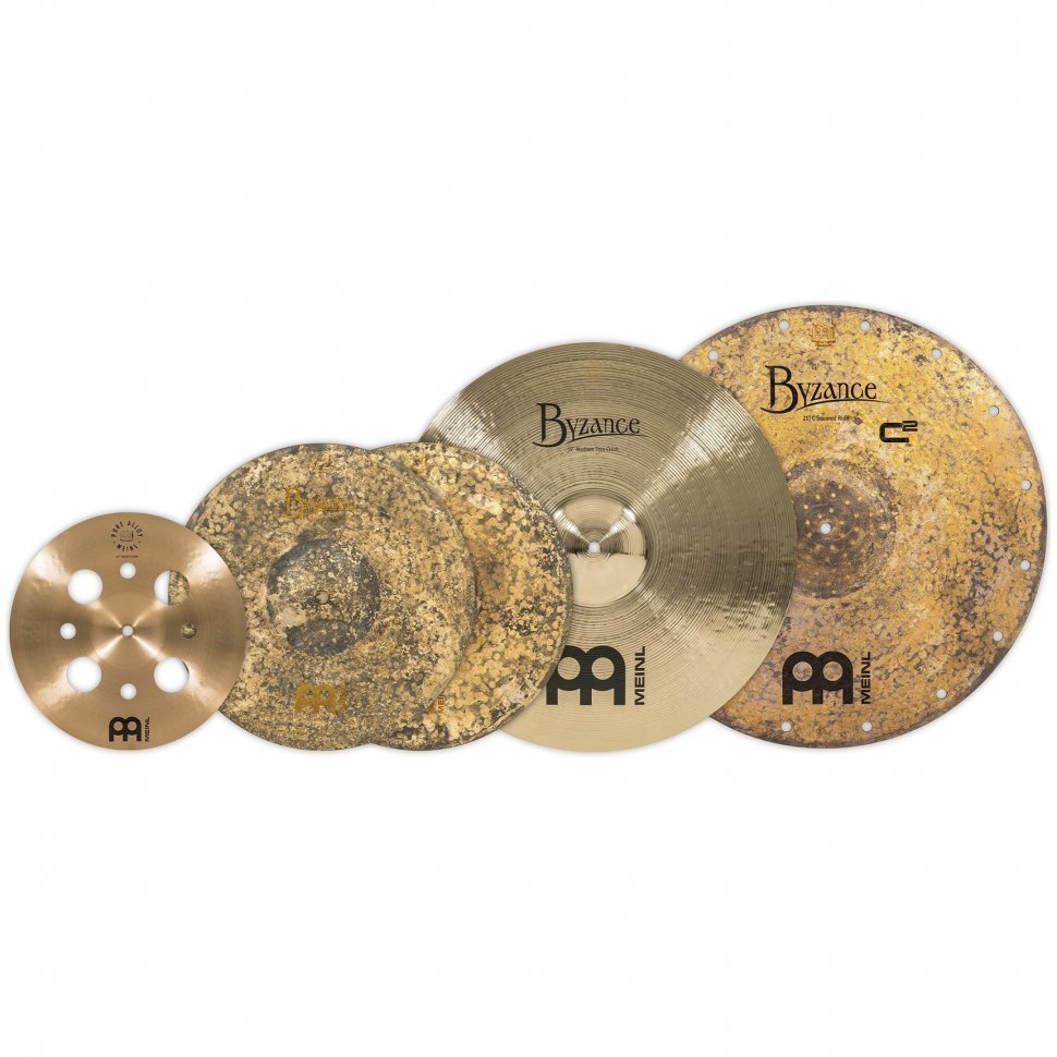 Набор тарелок для ударных Meinl A-CS5 Byzanze Vintage PA12TRCH, B14VPH, B19MTC-B Chris Coleman
