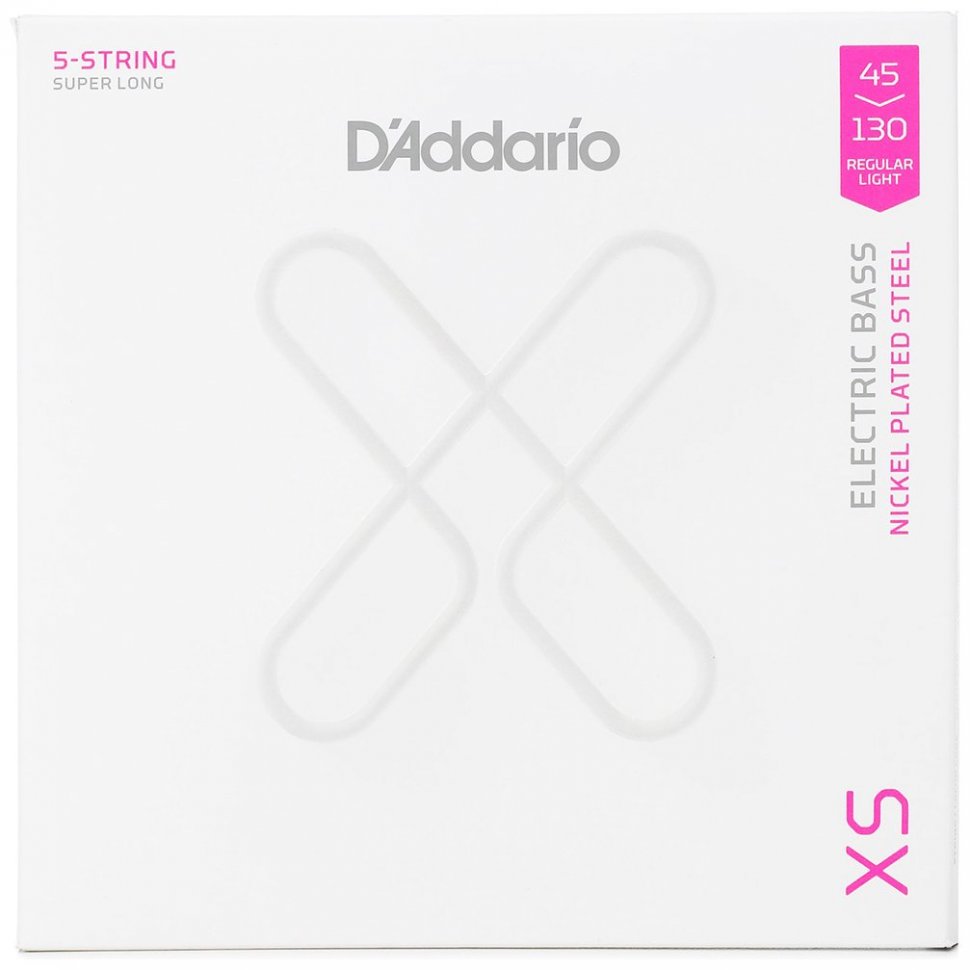 Струны для бас-гитары D'Addario XSB45130SL XS Nickel Bass Regular Light Super Long Scale 5-String (45-130) Струны для бас-гитары D'Addario XSB45130SL XS Nickel Bass Regular Light Super Long Scale 5-String (45-130)