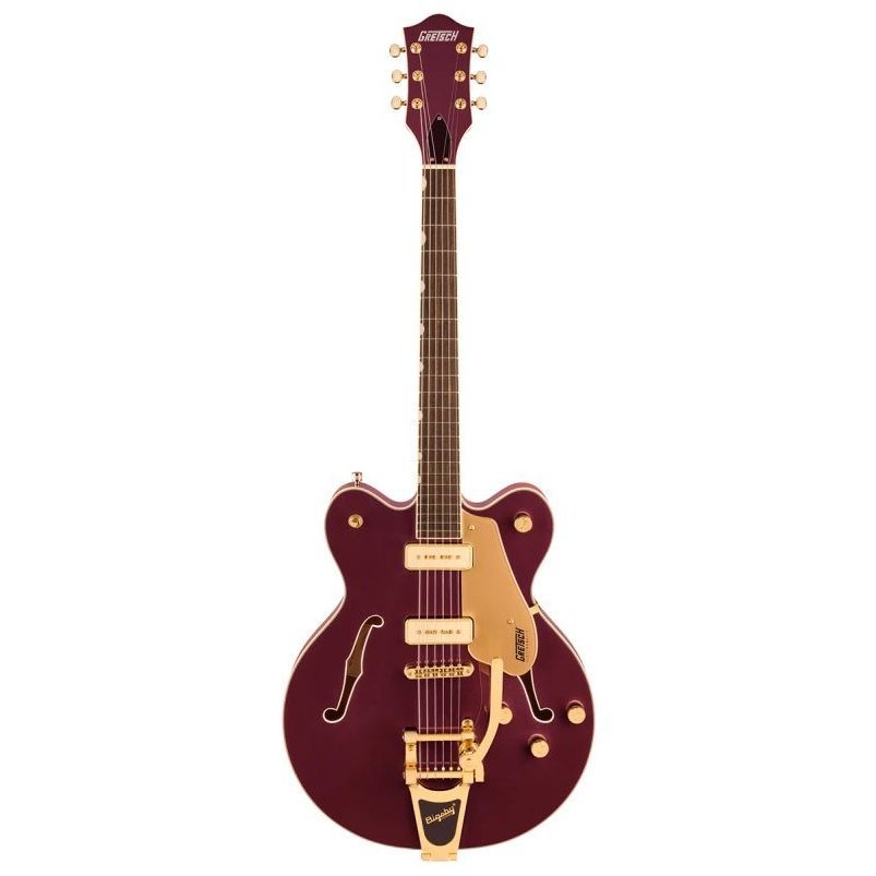 Полуакустическая электрогитара Gretsch Electromatic Pristine Ltd Center Block Double-Cut With Bigsby Dark Cherry Metallic