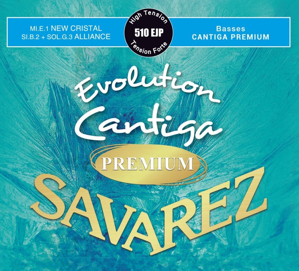 Струны для классической гитары Savarez Evolution Cantiga Premium 510EJP High Tension
