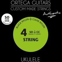  Ortega Custom Authentic Clear Nylon UKA-SO