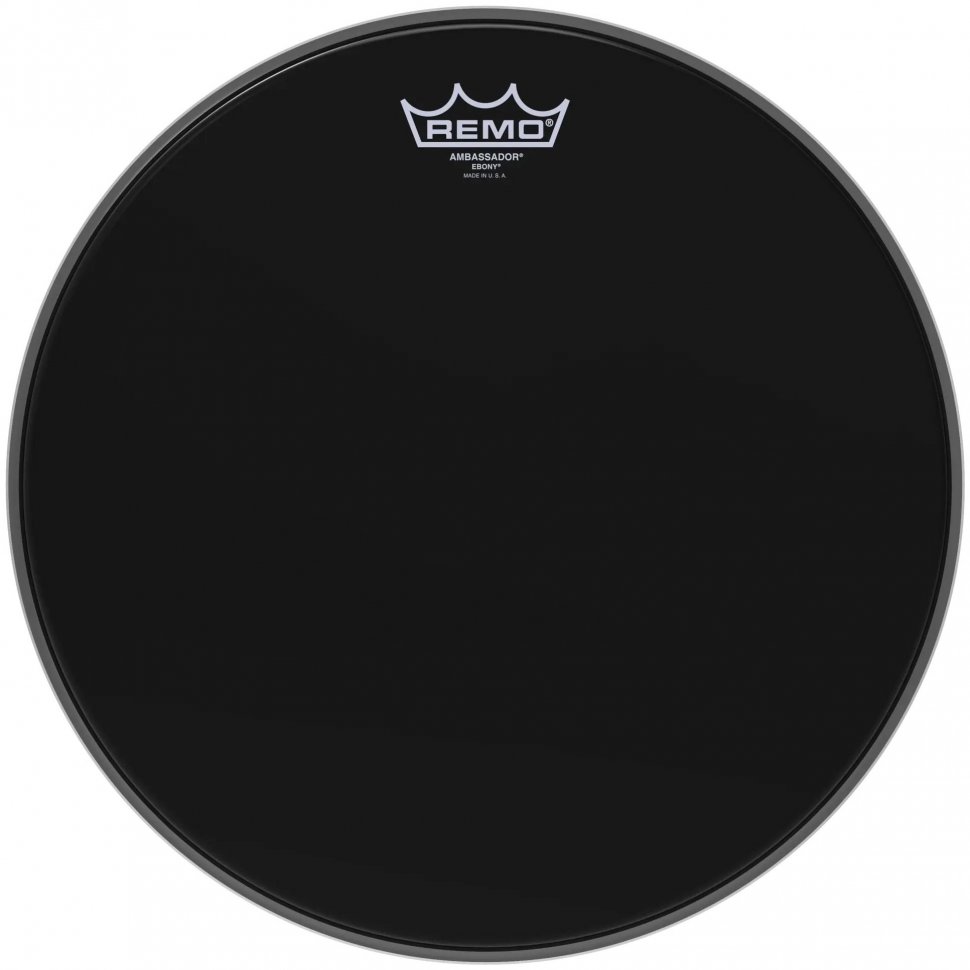 Пластик для малого барабана Remo Ambassador Ebony ES-0014-00