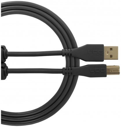 Кабель UDG Ultimate Audio Cable USB 2.0 AB Black Straight 1m - Фото №132157