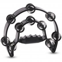Gewa Jingle Wreath Half Moon 20 jingles Black