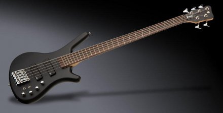 Бас-гитара Warwick RockBass Corvette Multiscale, 5-String (Solid Black Satin) - Фото №136034