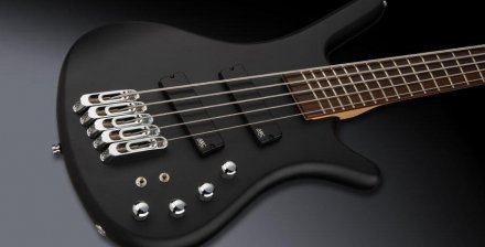Бас-гитара Warwick RockBass Corvette Multiscale, 5-String (Solid Black Satin) - Фото №136035