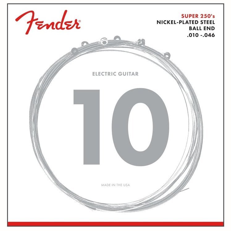 Струны для электрогитары Fender Super 250R Nickel-Plated Steel Guitar Strings 3 Pack