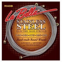 La Bella Stainless Steel Round Wound M40, 40-95