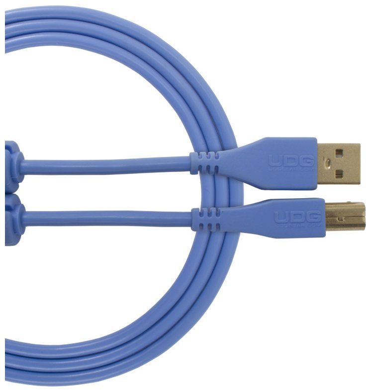 Кабель цифровой UDG Ultimate Audio Cable USB 2.0 A-B Blue Straight 1m