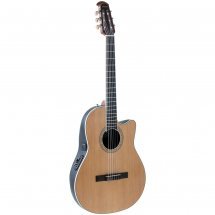 Ovation Celebrity Traditional CS24C Cedar Mid Cutaway Nylon Natural