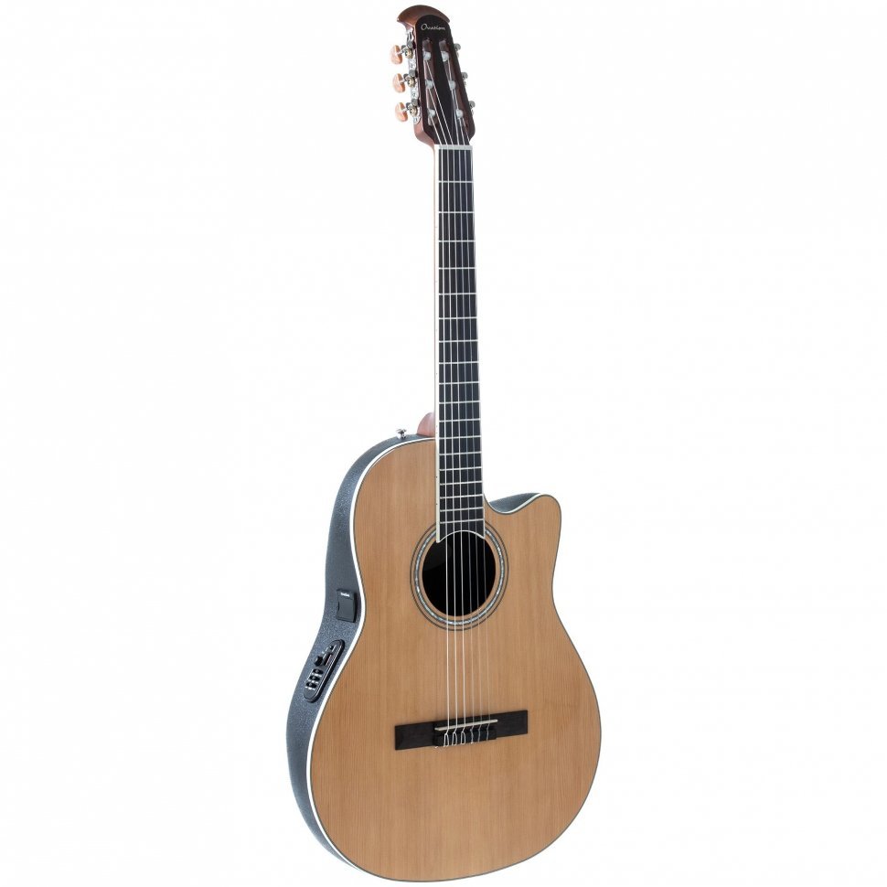 Электроакустическая гитара Ovation Celebrity Traditional CS24C Cedar Mid Cutaway Nylon Natural