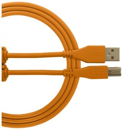 Кабель цифровой UDG Ultimate Audio Cable USB 2.0 A-B Orange Straight 1m - Фото №132178