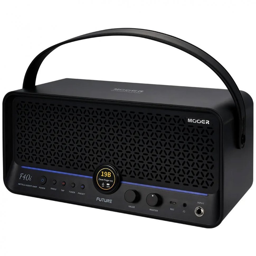 Комбопідсилювач до електрогітари Mooer F40i (Phantom Black)