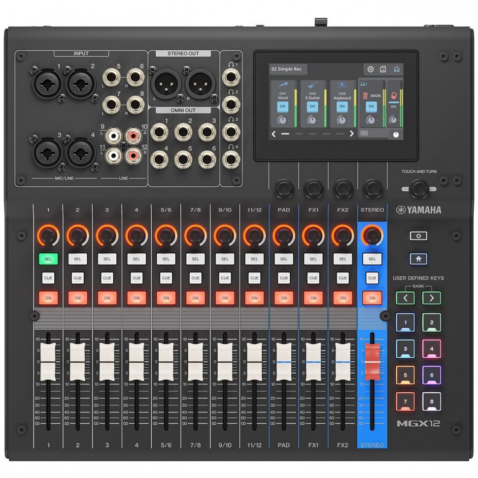 Цифровий мікшер Yamaha MGX12 (Black)