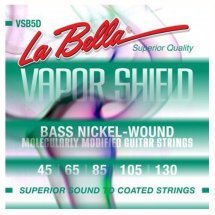La Bella Vapor Shield Nickel Round Wound VSB5D, 45-130