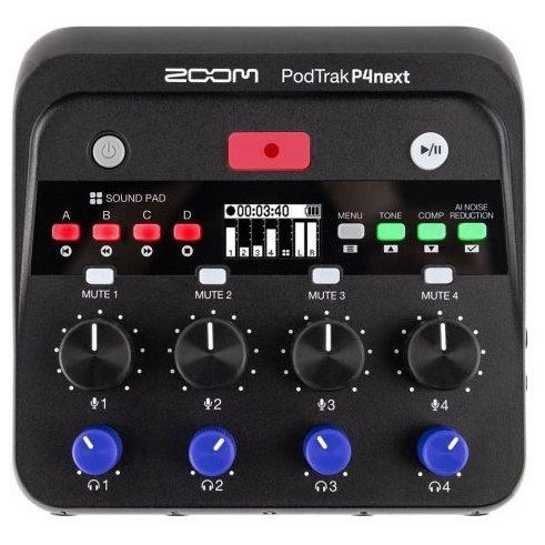 Портативный рекордер Zoom PodTrak P4next