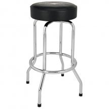  Fender 30&quot; Custom Shop Chevron Logo Barstool Black/Chrome