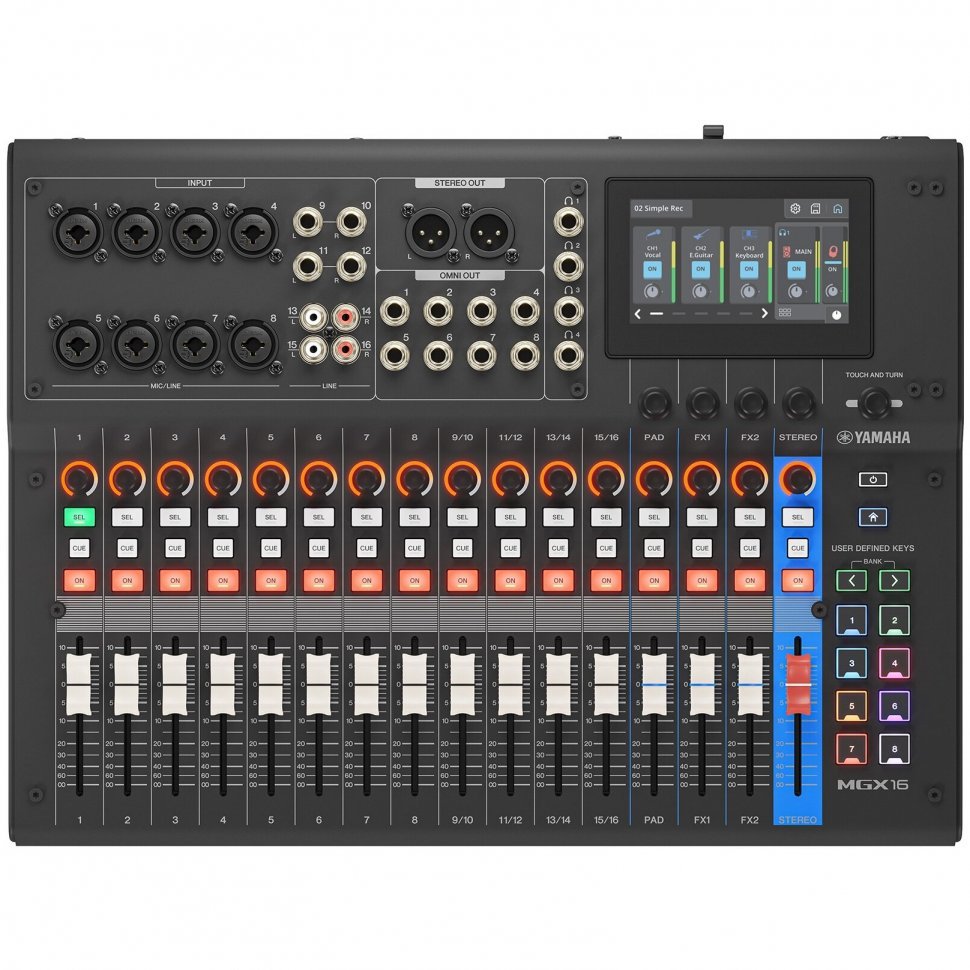 Цифровий мікшер Yamaha MGX16 (Black)