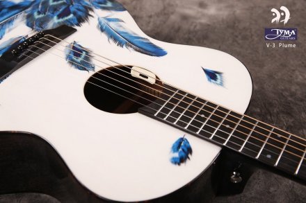 Электроакустическая гитара Tyma V-3 Plume mini - Фото №124841