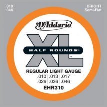 D'Addario EHR310 XL Half Rounds Regular Light 10-46