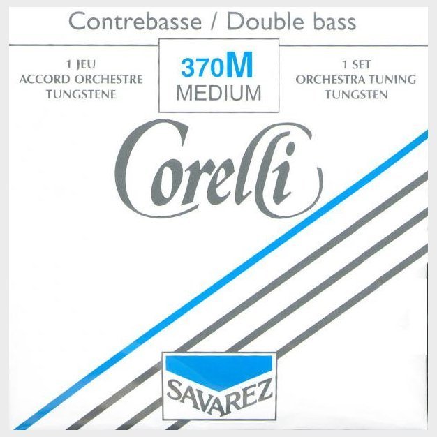 Струны для контрабаса Savarez Corelli Orchestra Medium Tungsten wound 370M Струны для контрабаса Savarez Corelli Orchestra Medium Tungsten wound 370M