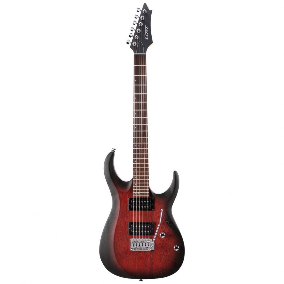 Электрогитара Cort X100 (Open Pore Black Cherry Burst) Электрогитара Cort X100 (Open Pore Black Cherry Burst)