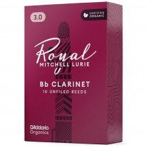 D'Addario Royal Mitchell Lurie Organic - Bb Clarinet #3.0 - 10 Pack