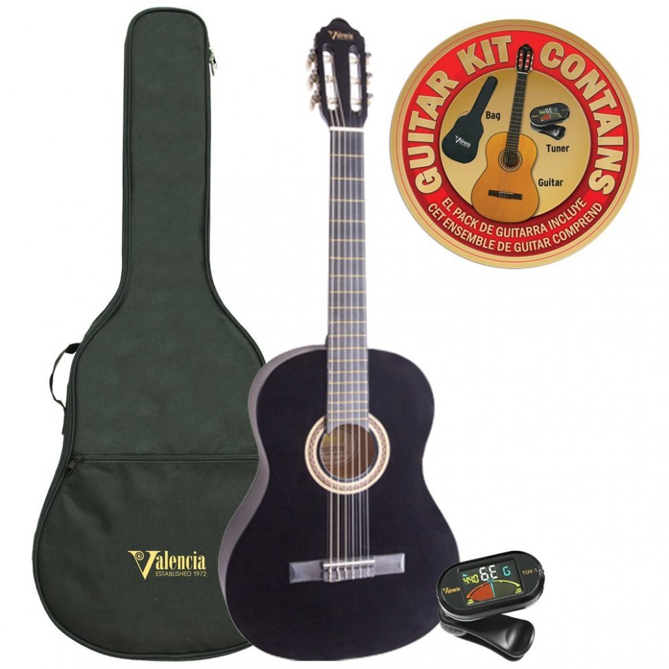 Класична гітара Valencia VC104KBK