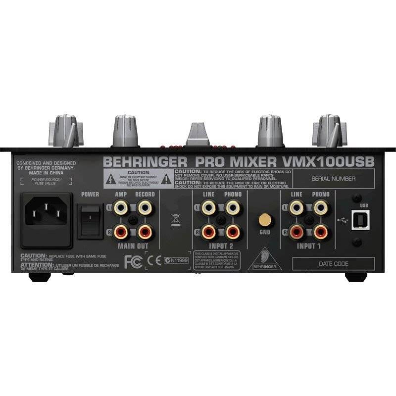 DJ микшер Behringer VMX-100 USB - купить DJ микшеры в магазине