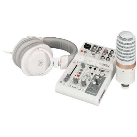 Набор для звукозаписи Yamaha AG03MK2 LSPK Live Streaming Pack (White) - Фото №145416