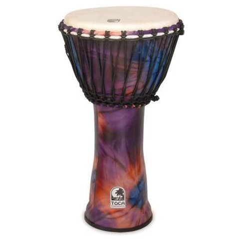 Джембе Toca Freestyle Rope Tuned SFDJ-12WP (12") Woodstock Purple Джембе Toca Freestyle Rope Tuned SFDJ-12WP (12") Woodstock Purple
