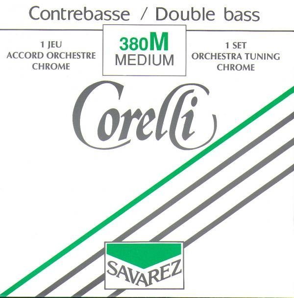 Струны для контрабаса Savarez Corelli Orchestra Medium Nickel wound 380M Струны для контрабаса Savarez Corelli Orchestra Medium Nickel wound 380M