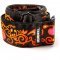 Dunlop JH23 Jimi Hendrix Blacklight Monterey Orange Strap