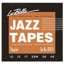 La Bella Jazz Tapes White Nylon 600M, 14-67