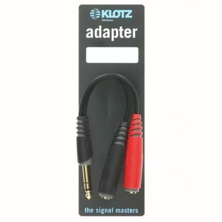 Klotz Ays-1 Y-Cabel Adapter Black - Фото №149493