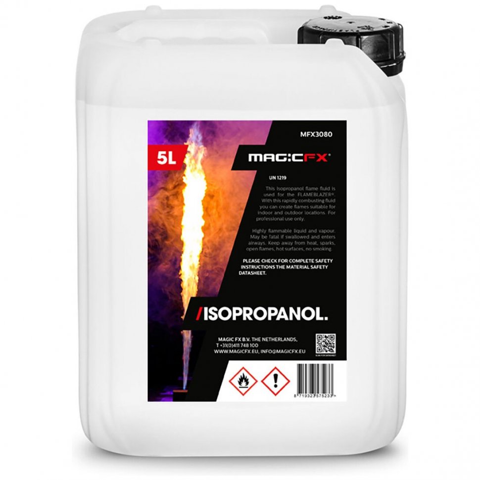 Жидкость для генератора тяжёлого дыма Magic Efects Flame Fluid IPA 5L Жидкость для генератора тяжёлого дыма Magic Efects Flame Fluid IPA 5L