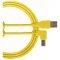 UDG Ultimate Audio Cable USB 2.0 A-B Yellow Angled 1m