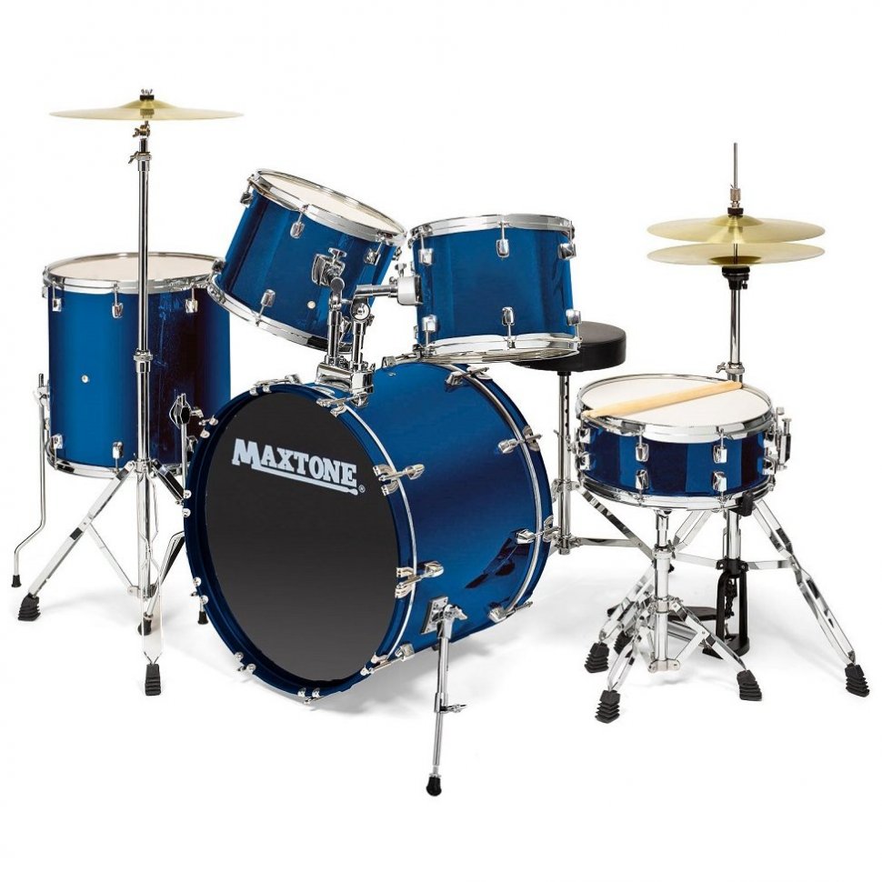 Барабанна установка Maxtone MXC-3005 (Metallic Blue)