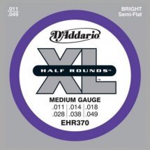 D'Addario EHR370 Steel XL Half Rounds Medium 11-49
