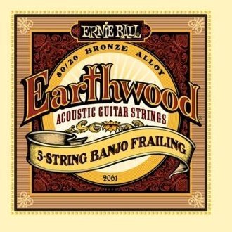 Струны для банджо, мандолины Ernie Ball P02061 5-Str Banjo Frailing - Фото №19249