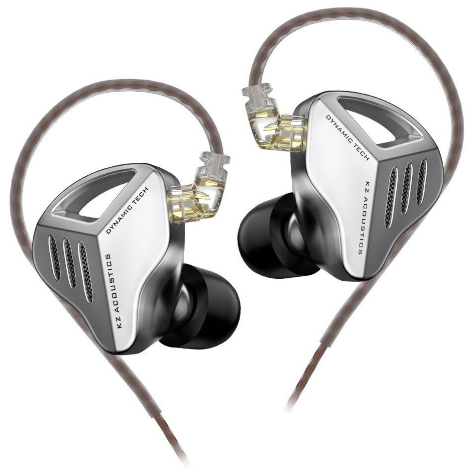Наушники KZ Audio ZVX Silver No Mic Наушники KZ Audio ZVX Silver No Mic