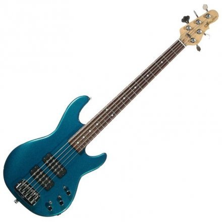 Бас-гитара G&amp;L L2500 FIVE STRINGS (Emerald Blue, rosewood) - Фото №10668
