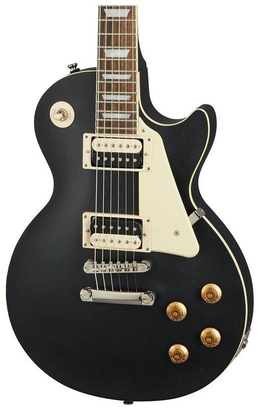Электрогитара EPIPHONE LES PAUL CLASSIC WORN EBONY - купить