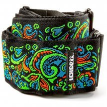 Dunlop JH27 Jimi Hendrix Blacklight Love Drops Blue Strap