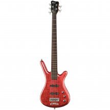 Warwick Teambuilt Pro Series Corvette Ash, 5-String, A/A, (Burgundy Red Transparent Satin)
