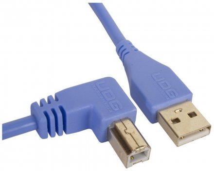 Кабель цифровой UDG Ultimate Audio Cable USB 2.0 A-B Blue Angled 1m - Фото №132203