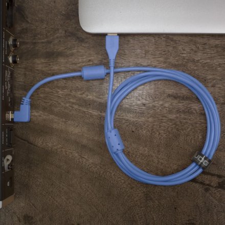Кабель цифровой UDG Ultimate Audio Cable USB 2.0 A-B Blue Angled 1m - Фото №132204